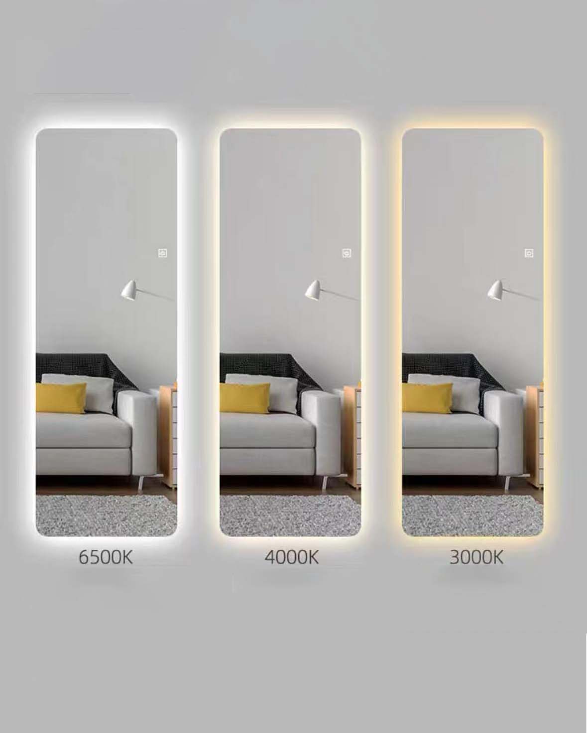 3 different kelvin full-length wall mirrors for dressing