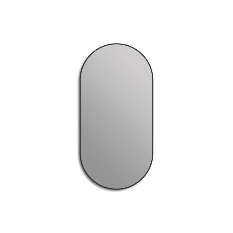 Slim Black Frame LED Restroom mirror LUX-5110