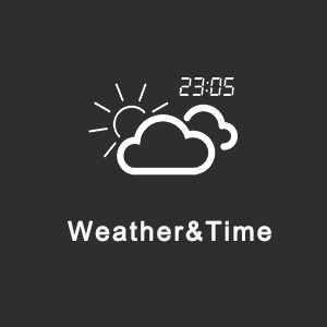weather and time showing 2 1